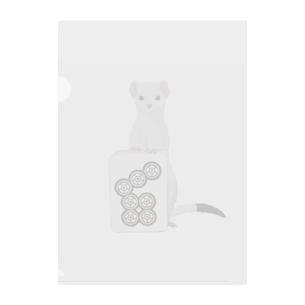 Laminaの白鼬×七筒 クリアファイル