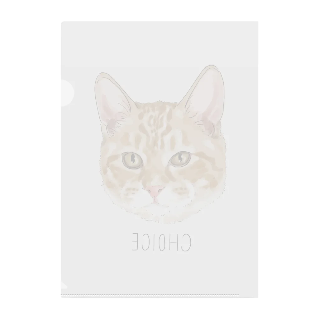 みきぞーん｜保護猫 ミッキー画伯と肉球とおともだちのchoice Clear File Folder