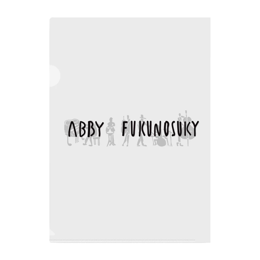 FUTURE IS NOWのABBY FUKUNOSUKY Clear File Folder