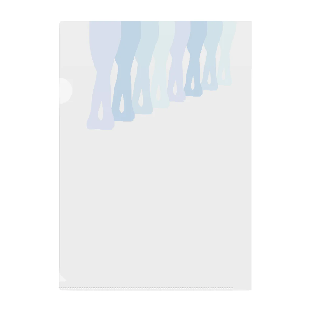 Twinkle-BooのBallet!!!blue Clear File Folder