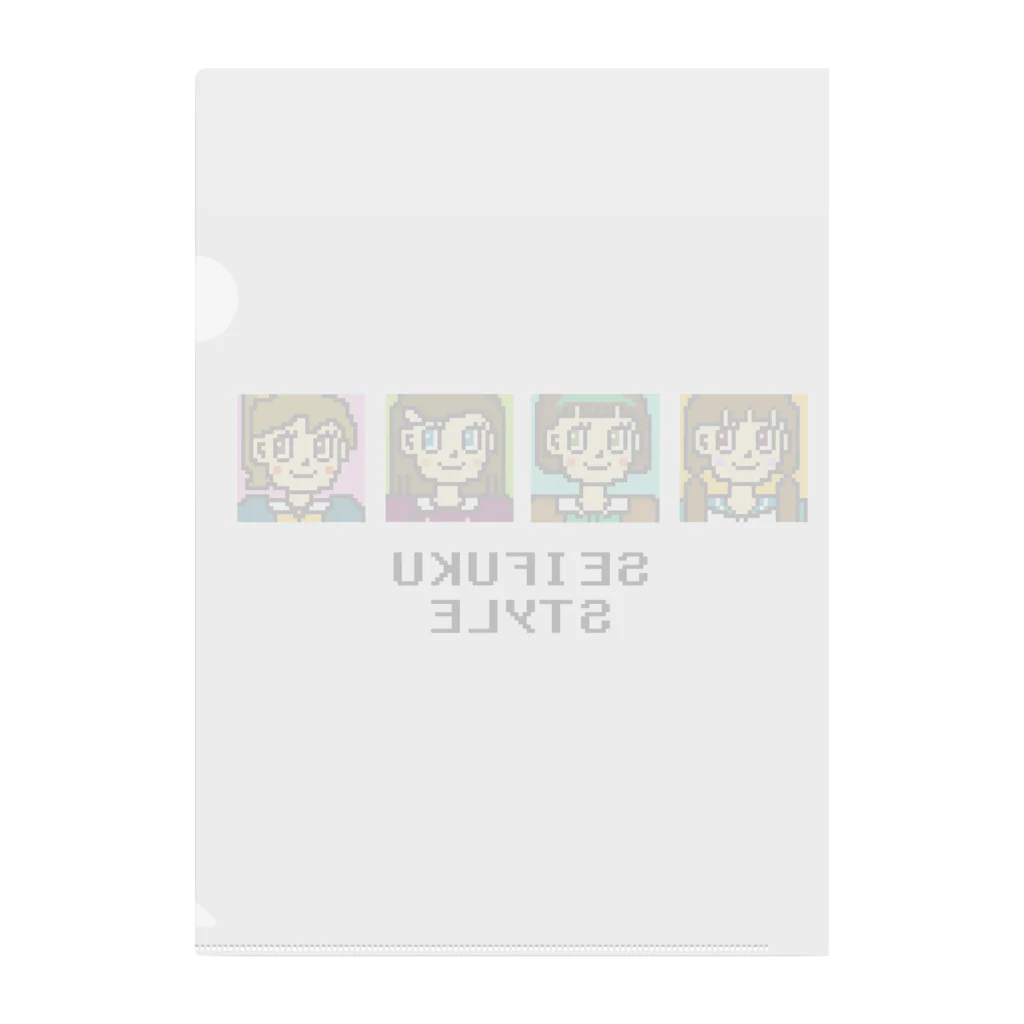 ぺんぎん24のセイフクスタイル Clear File Folder