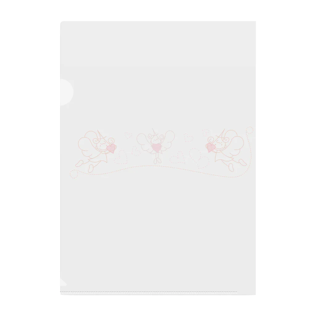 山名阿代のアルファベットエンジェルハートをギュッと Clear File Folder