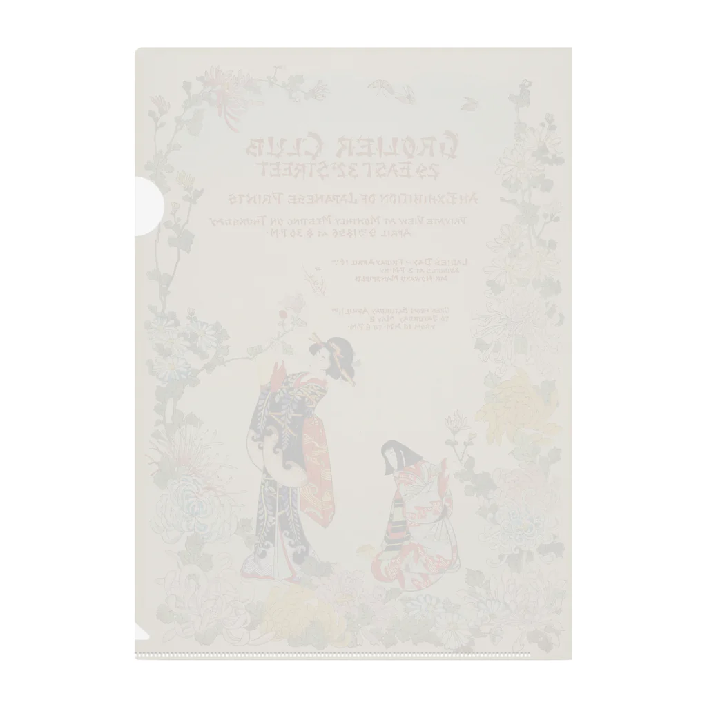 KNS_factoryのjapanese prints Clear File Folder