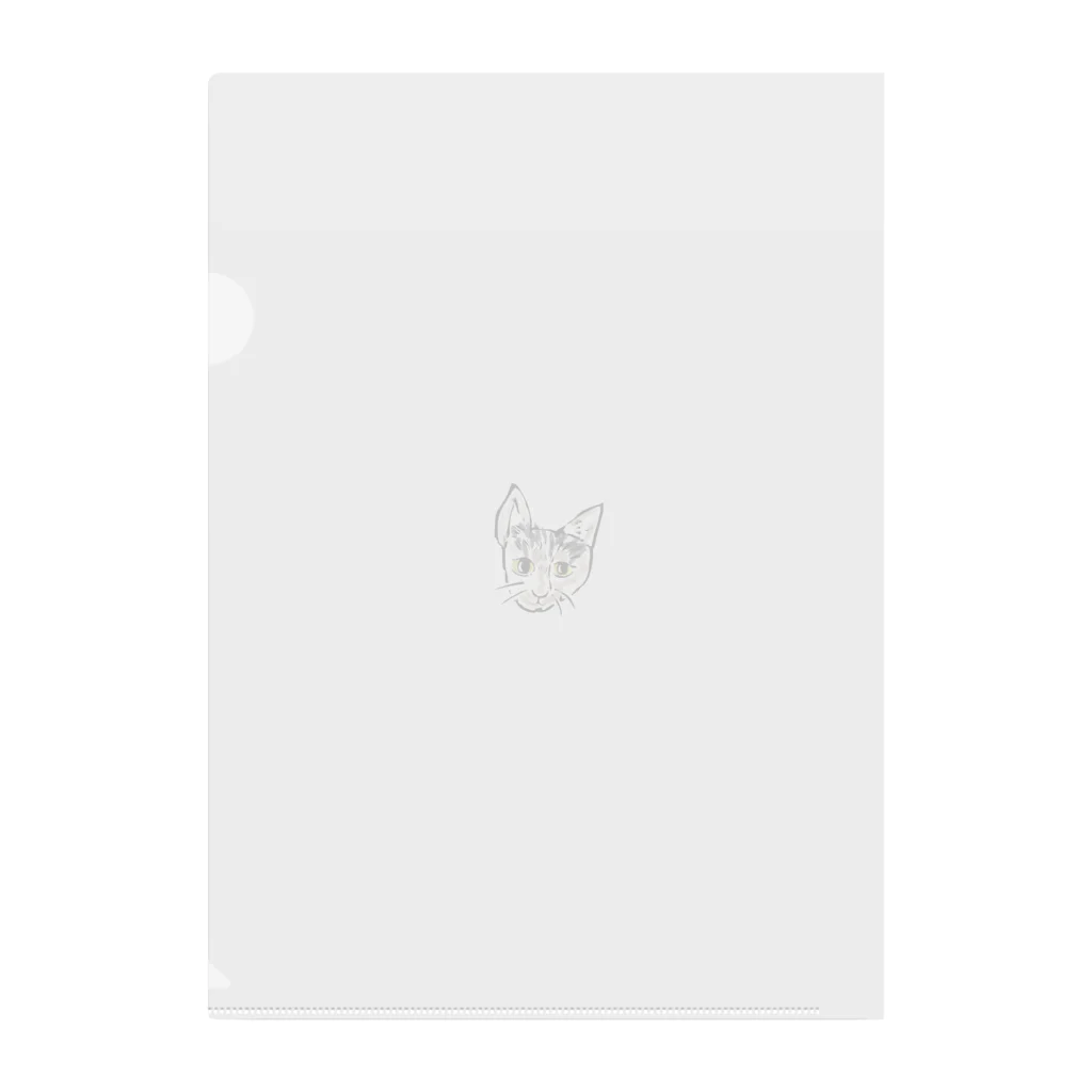 T.WorKsのネコマッシグラ Clear File Folder