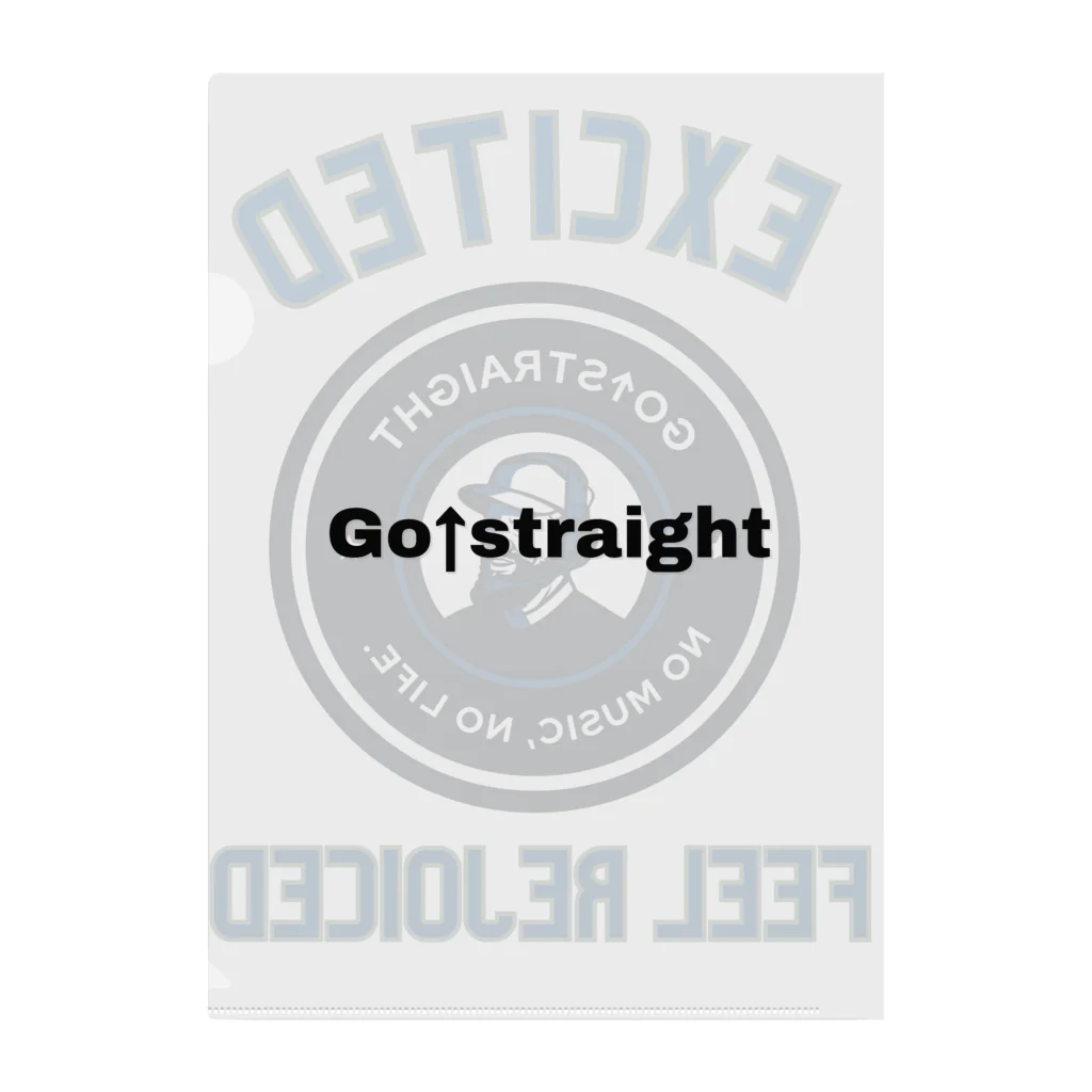 Go↑straightのgo straightグッズ クリアファイル