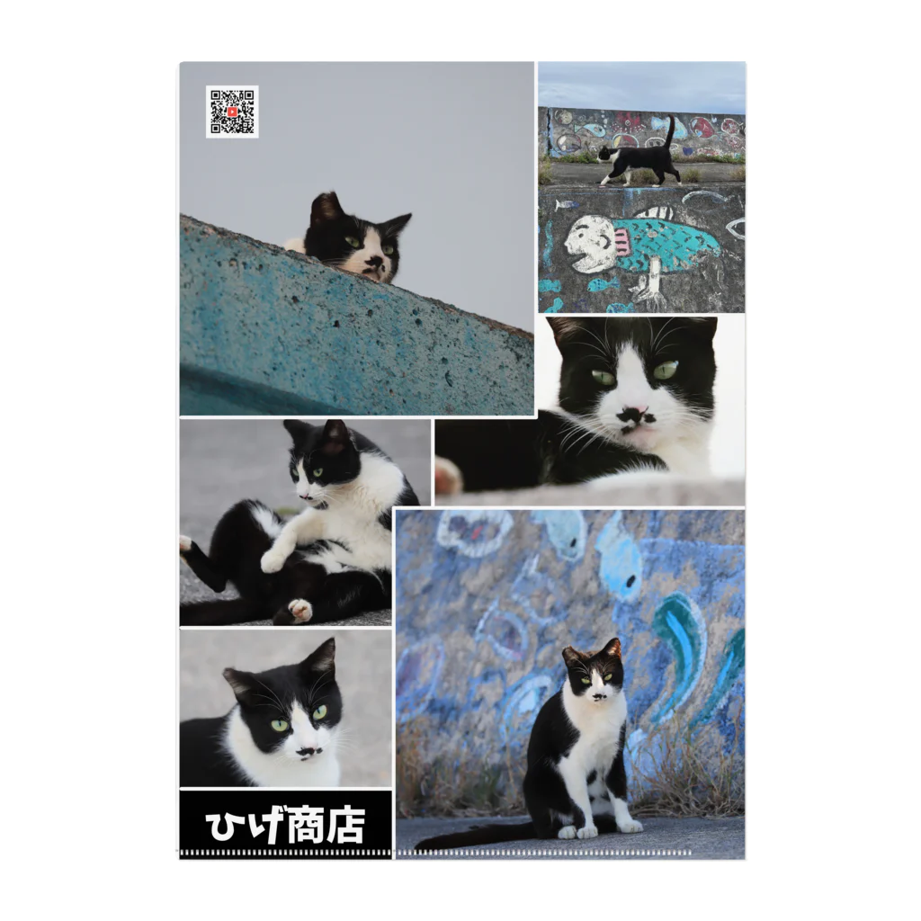 Cats Digital Marketing 【ひげ商店 石垣島】のクリアファイル Clear File Folder