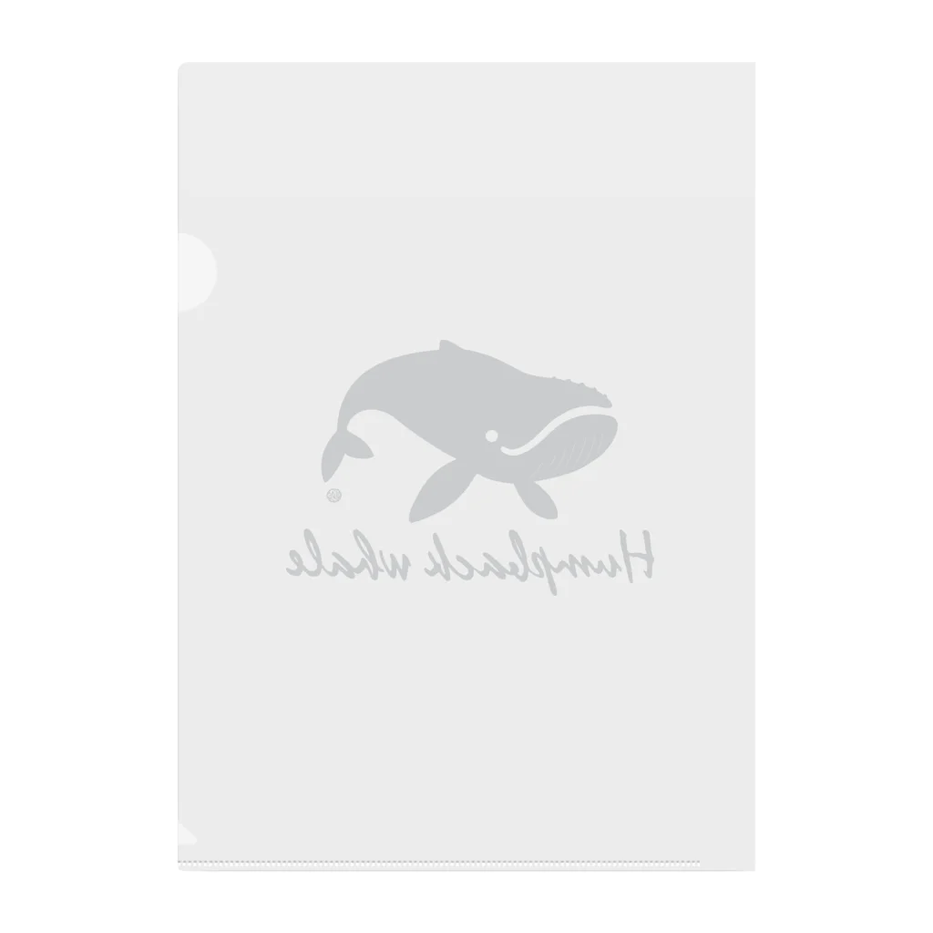 Atelier Pomme verte のHumpback whale22 Clear File Folder