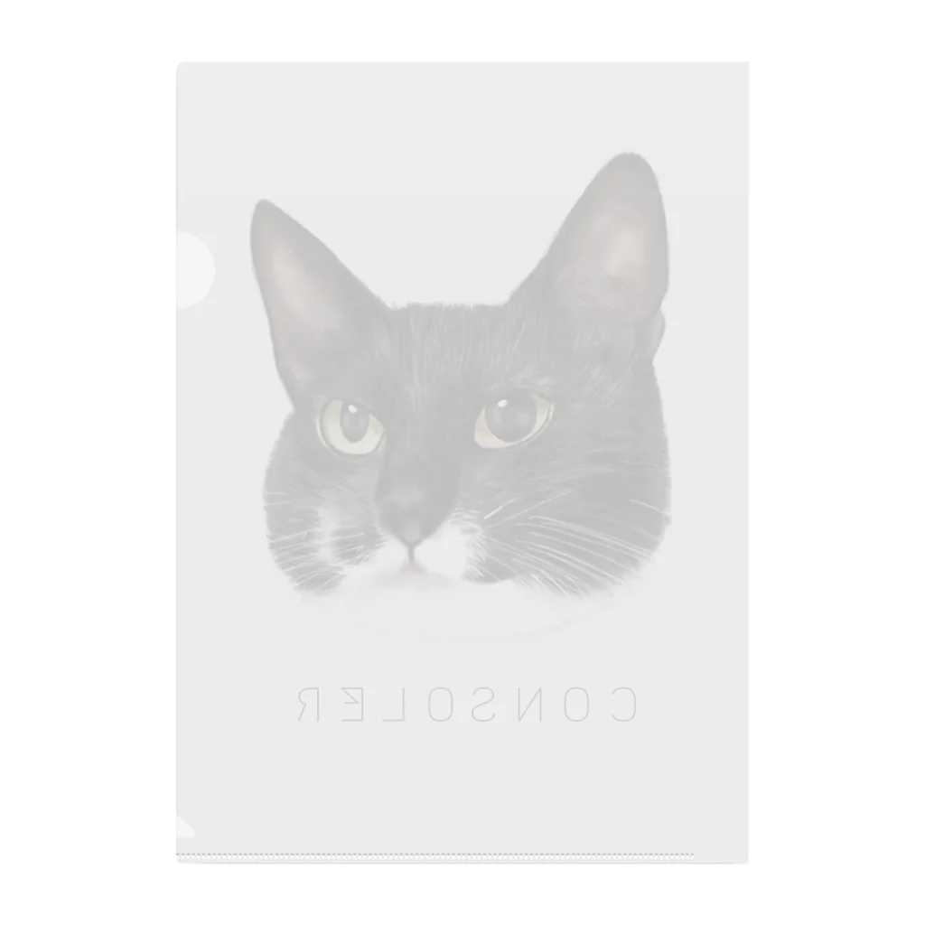 CONSOLER(コンソレ)のCONSOLER 猫 002 Clear File Folder