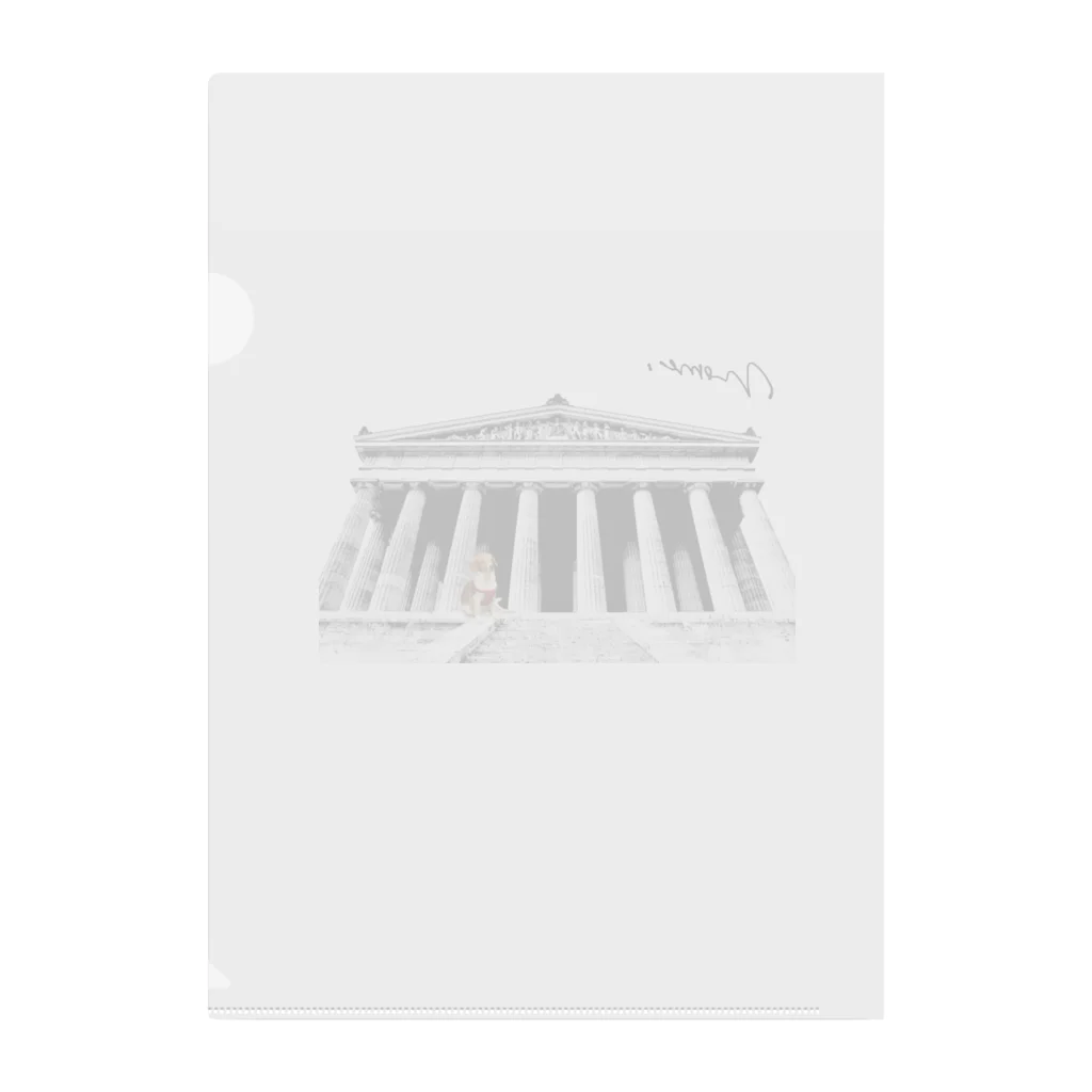 イノカ・ワイガワの1.神殿でひと休み　モモの気ままな世界旅 Clear File Folder