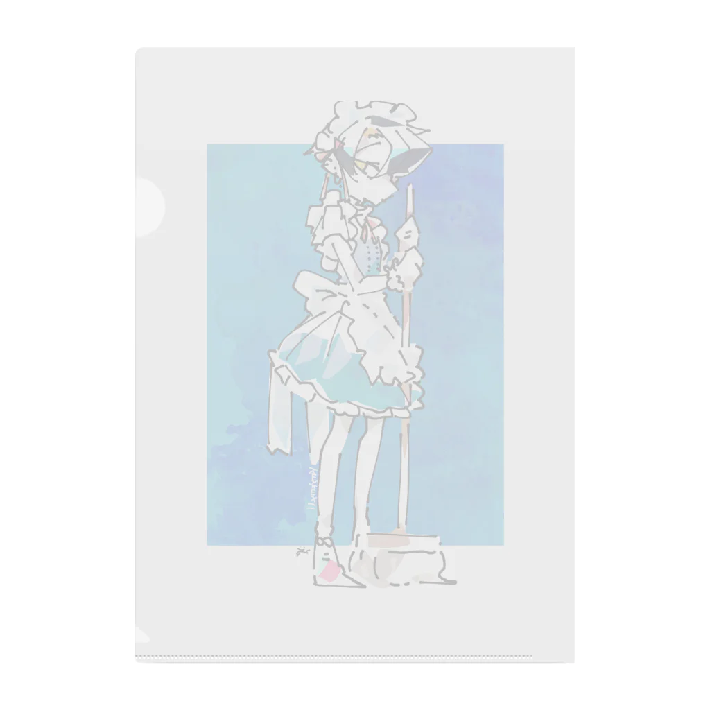 谷底のメイドくん Clear File Folder