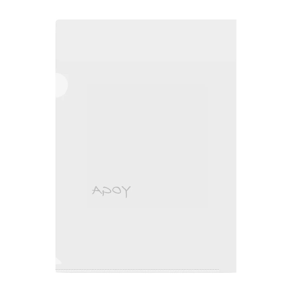 minimalistを愉しむのYOGAを愉しむ Clear File Folder