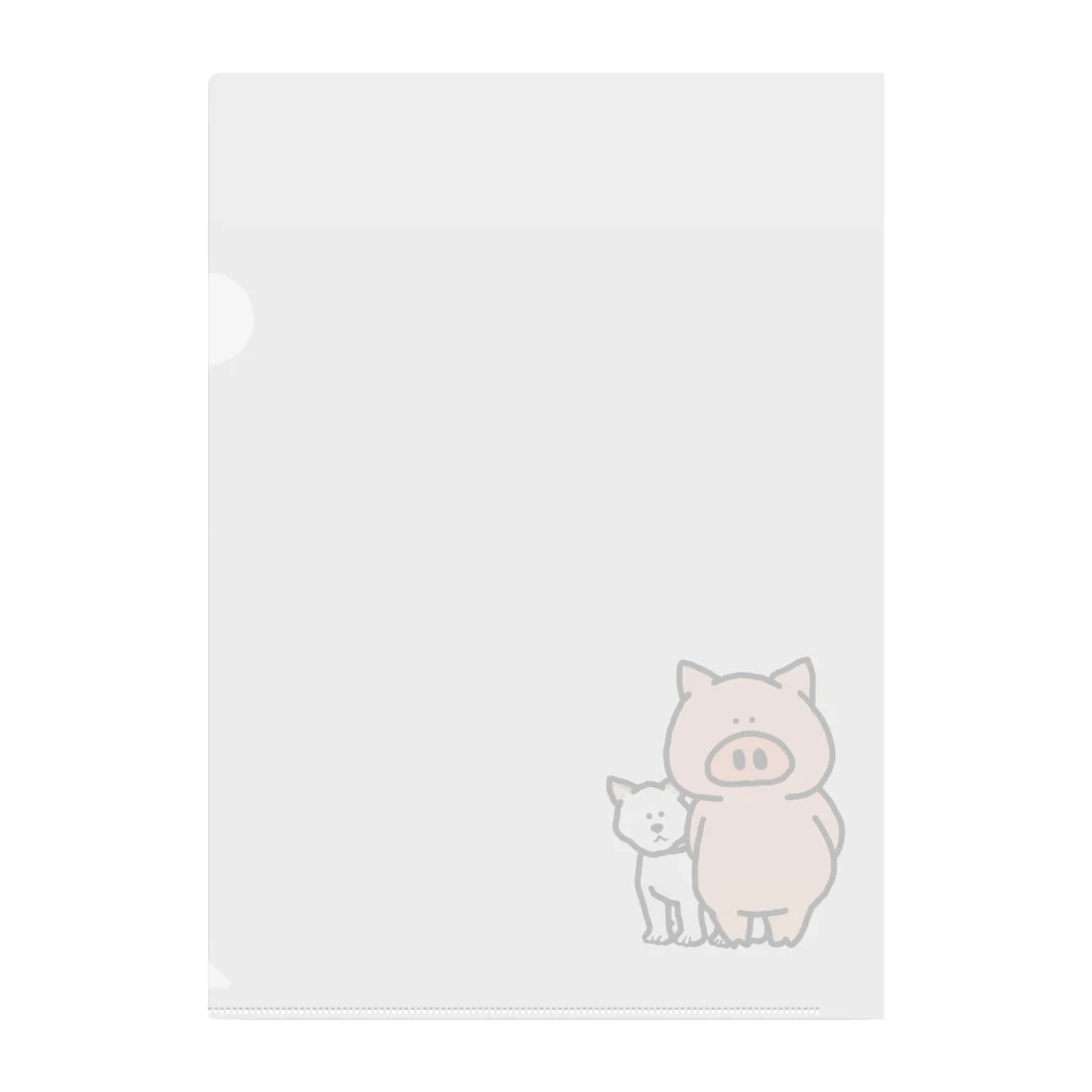 ぶーたんと仲間たちのぶーたんとくまちゃん Clear File Folder