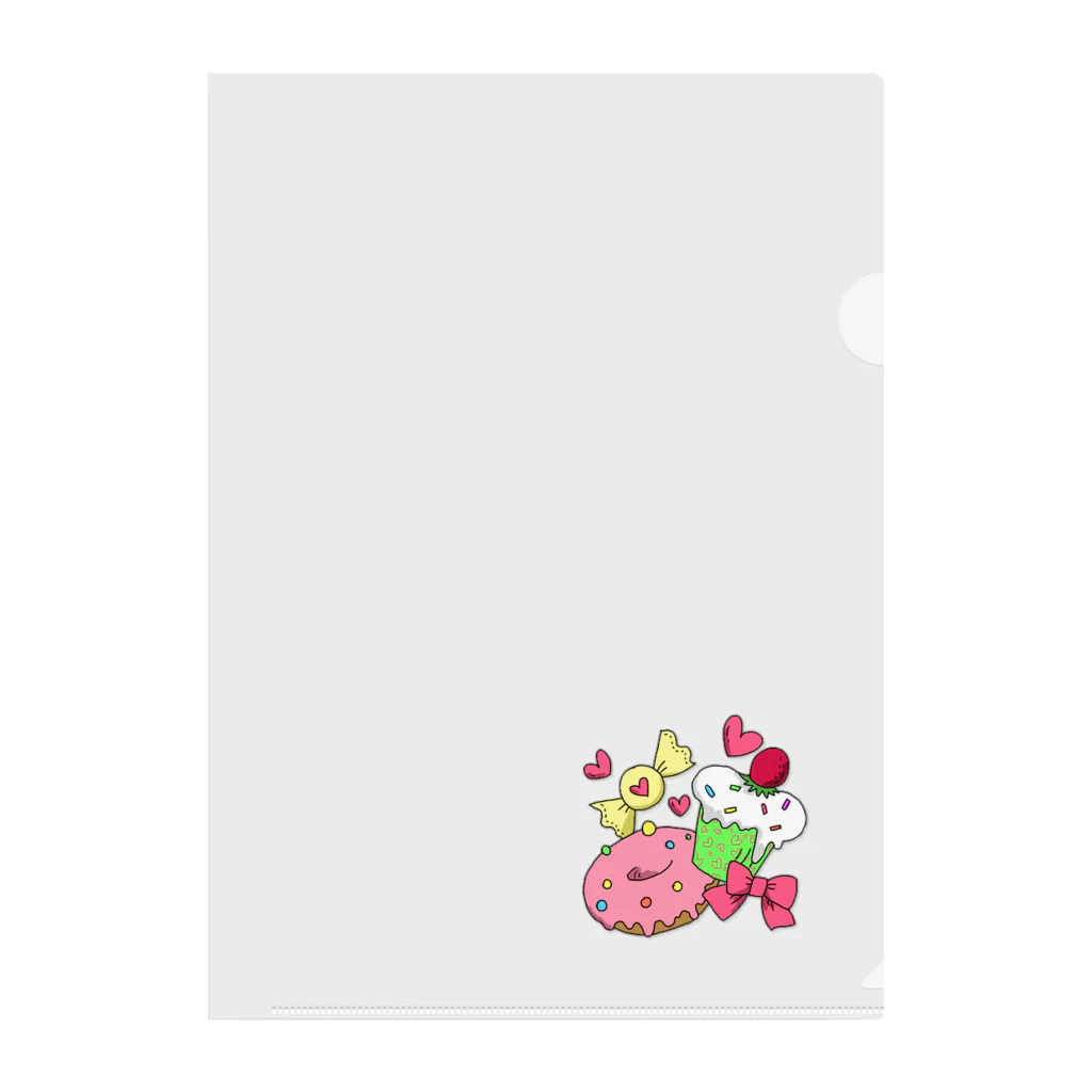 ★Mayamaya★のデザート🍩🍬🍰① Clear File Folder