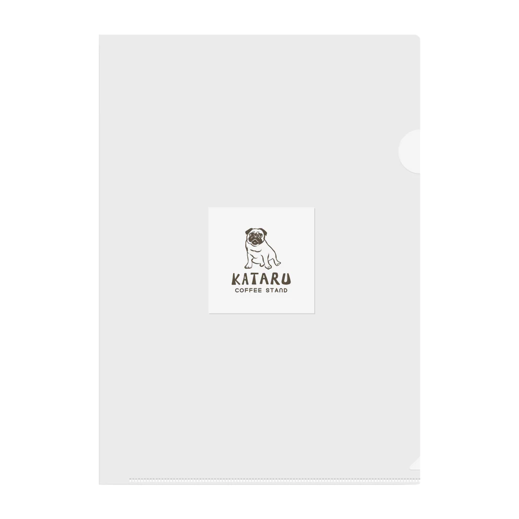 PEACE RIBBONのKATARU COFFEE Clear File Folder