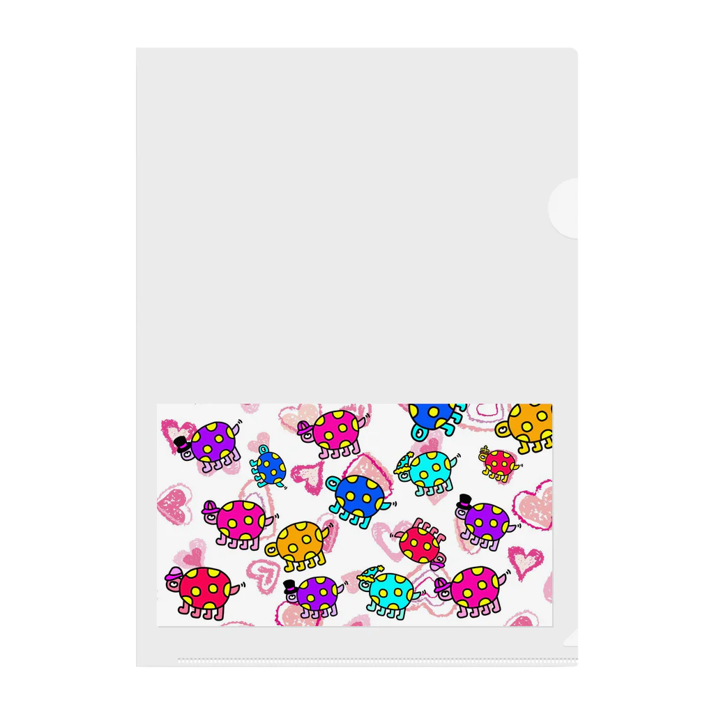 🐢かめきち🐬の6月限定かめぱら!! Clear File Folder