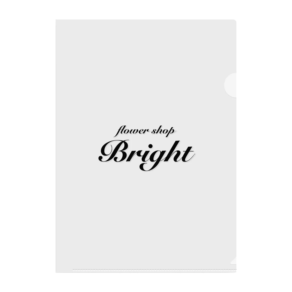 BrightのBright　ロゴTshirt クリアファイル