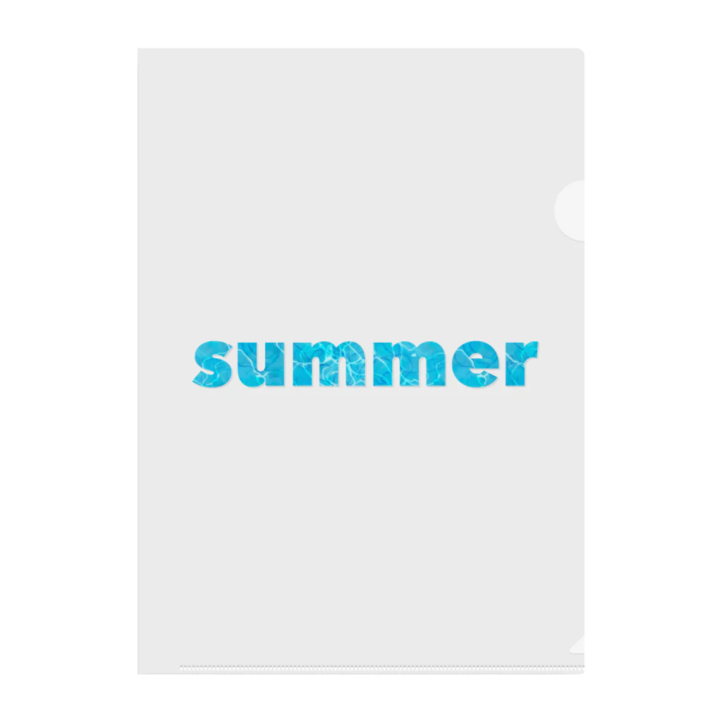 たわたわたの居場所の夏 Clear File Folder