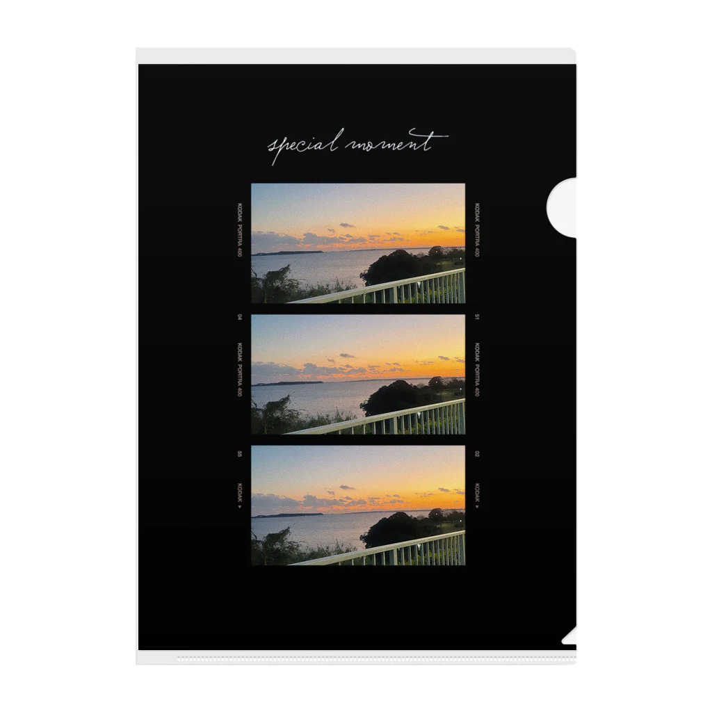 natural momentのloop scenery Clear File Folder