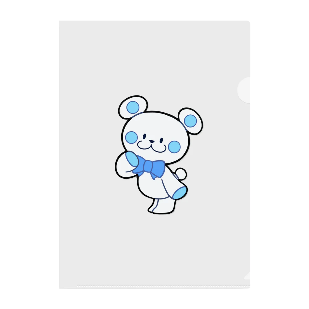 レタ(LETA)のぬいシロクマちゃん Clear File Folder