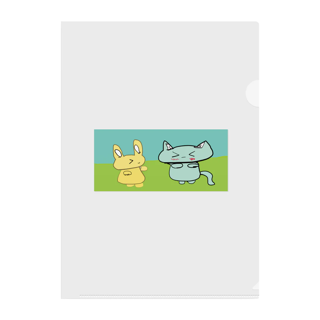 YAG STOREのまいごうさぎ Clear File Folder