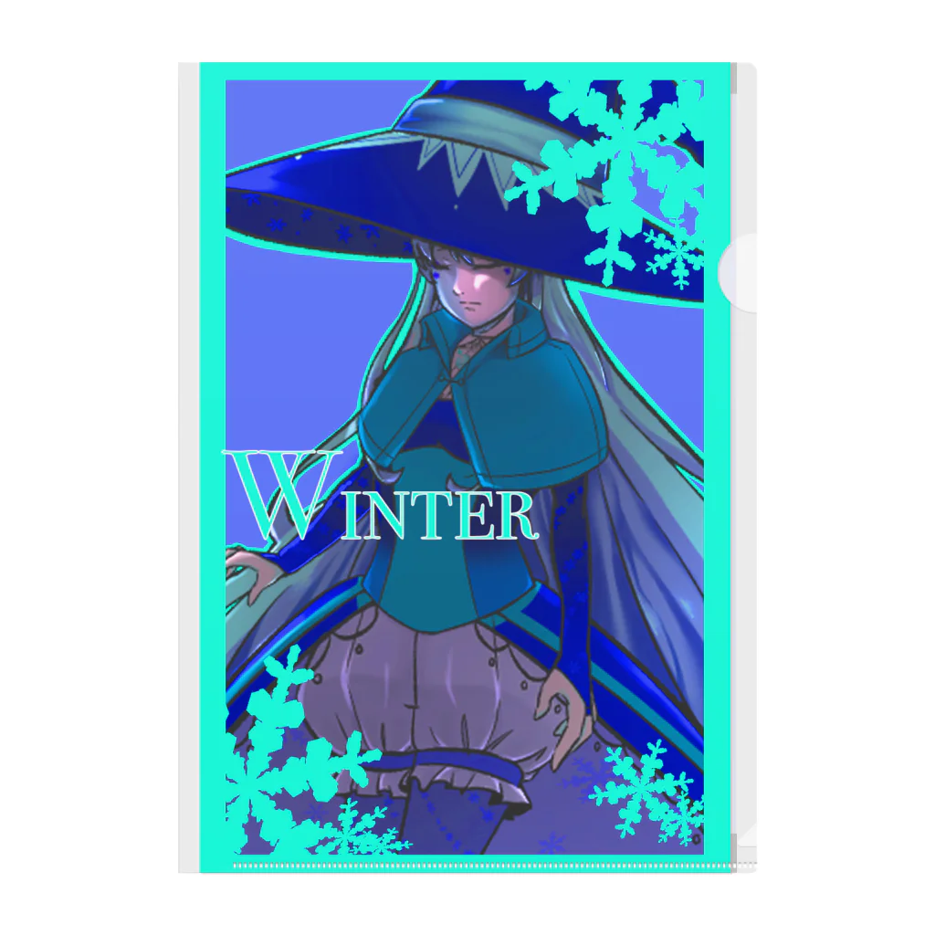 WAHOのwinter クリアファイル