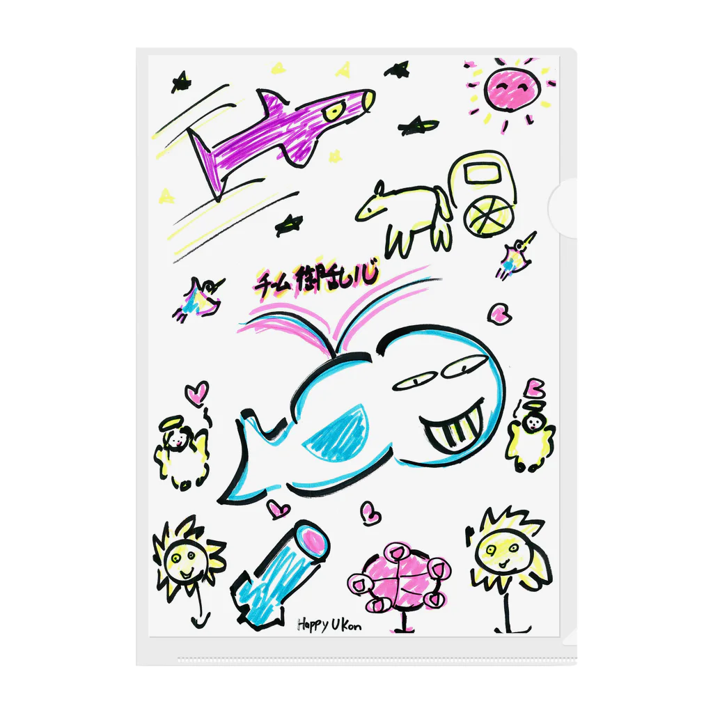 右近の御乱心ＳＨＯＰのみんなの魔法のランプグッズ Clear File Folder