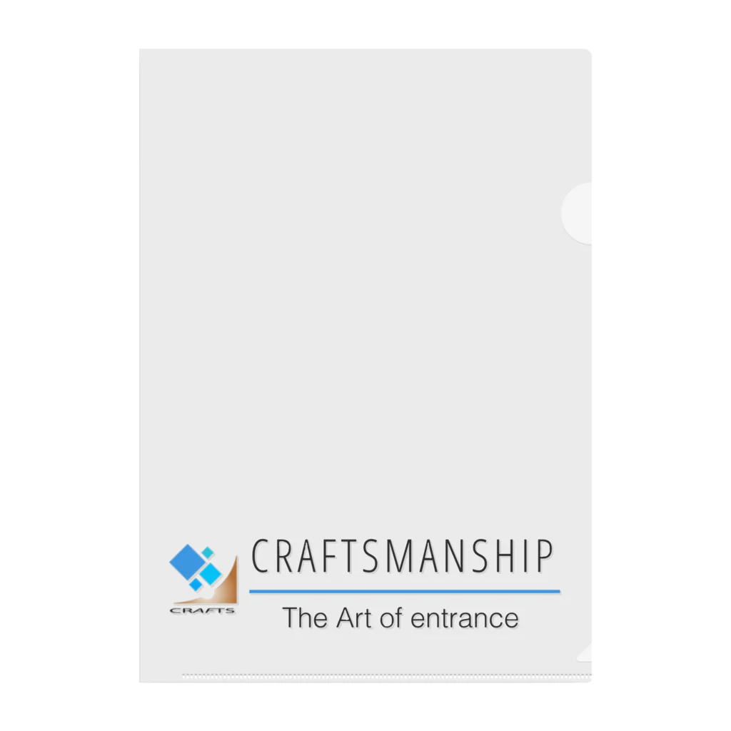 craftsmanのクラフトマンシップ クリアファイル