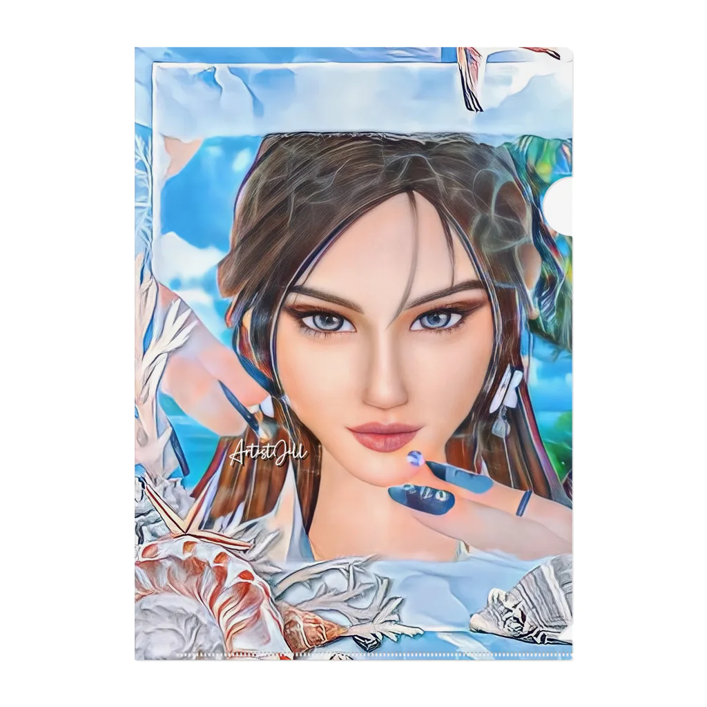 【ホラー専門店】ジルショップのサマーガール Clear File Folder