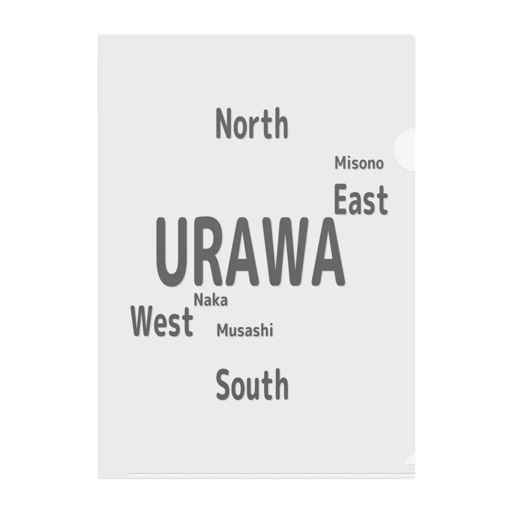 Karumの地域シリーズグッズ-URAWA- Clear File Folder