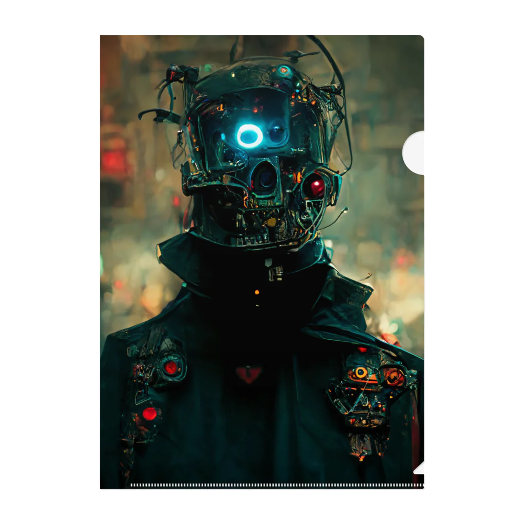 Transyのcyberpunk 1 Clear File Folder