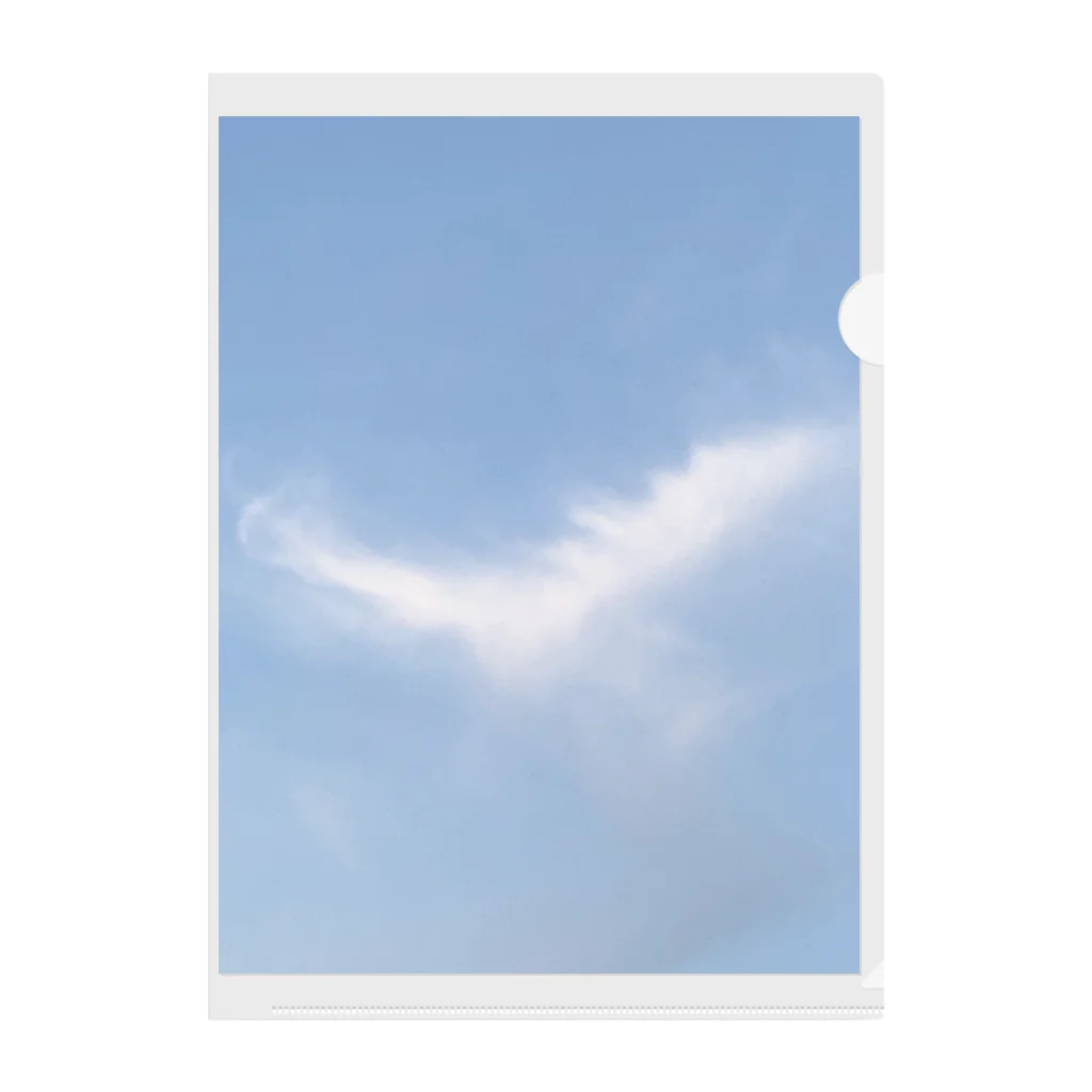 TATE3ショップの鳥の羽ばたき Clear File Folder