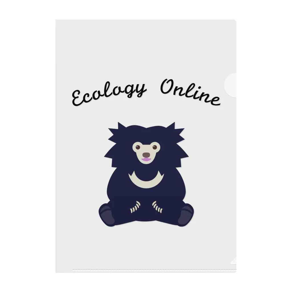 EcologyOnline（エコロジーオンライン）のごきげんナマケグマ EOL ver. クリアファイル