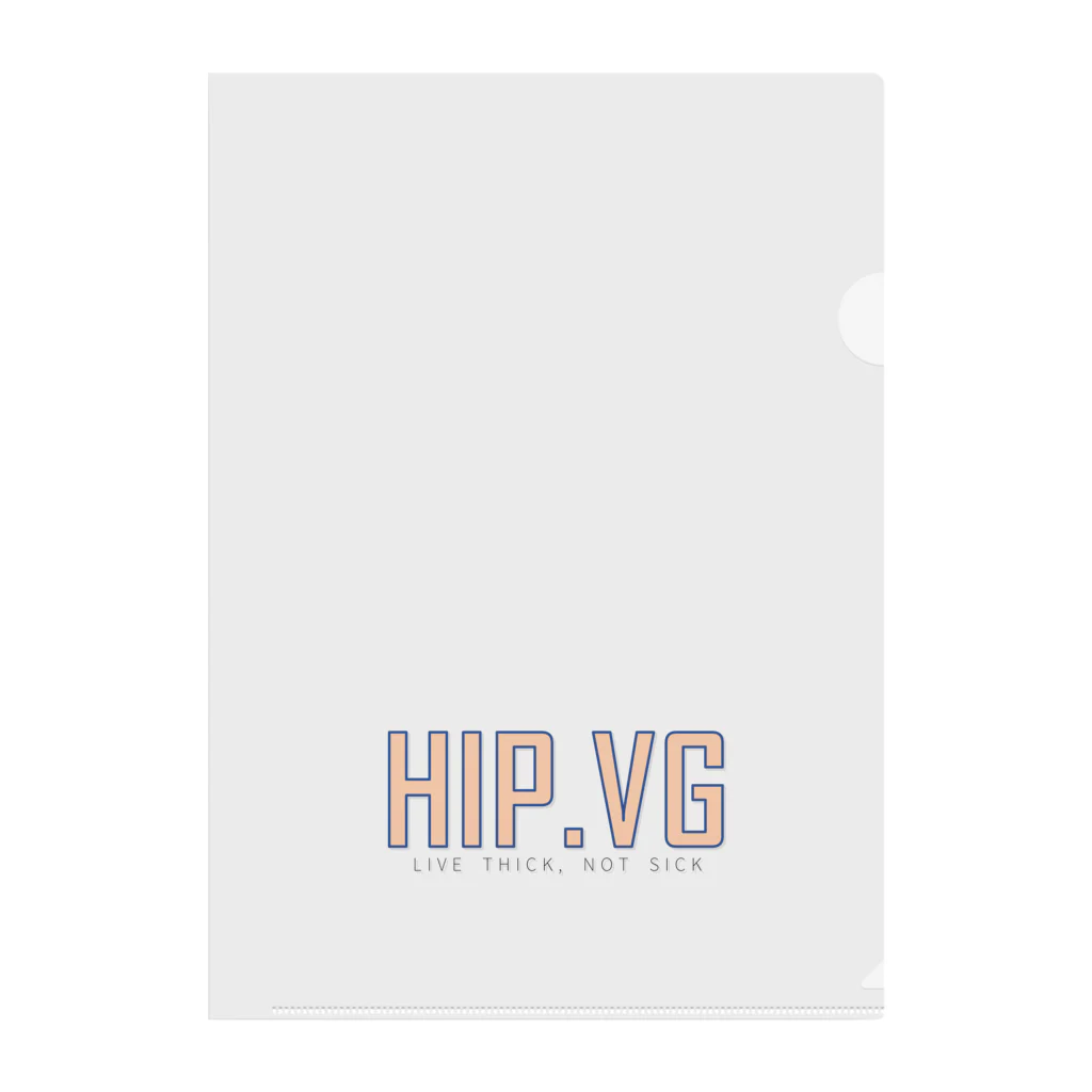 広瀬情報企画のHIPVG with Tag line Clear File Folder