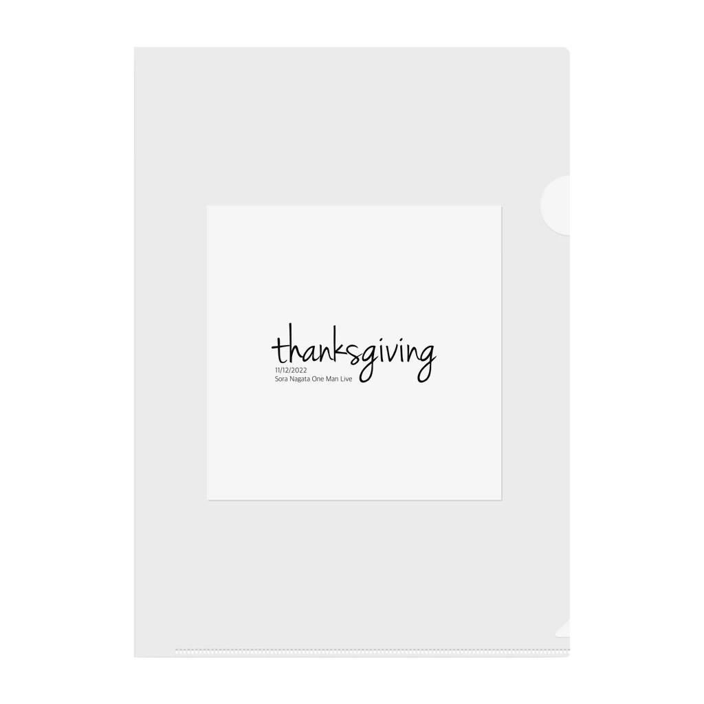 Pochette-Onlineのワンマンライブ〜thanksgiving〜公式グッズ Clear File Folder