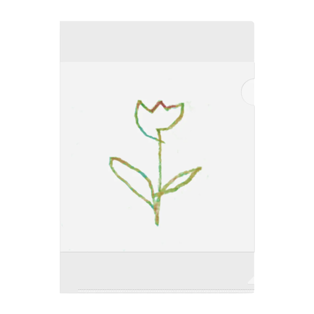 rilybiiの虹色 Tulip Clear File Folder