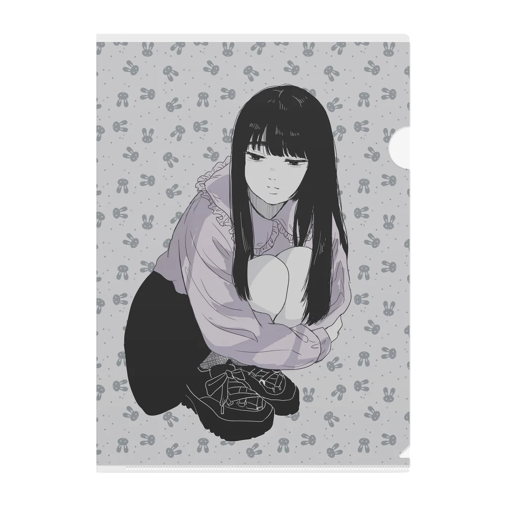 らもちーカンパニーの地雷女子ちゃん Clear File Folder