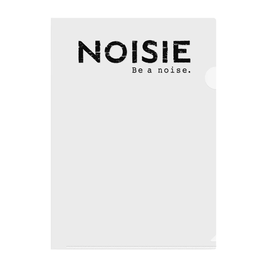 noisie_jpの『NOISIE』BLACKロゴシリーズ クリアファイル
