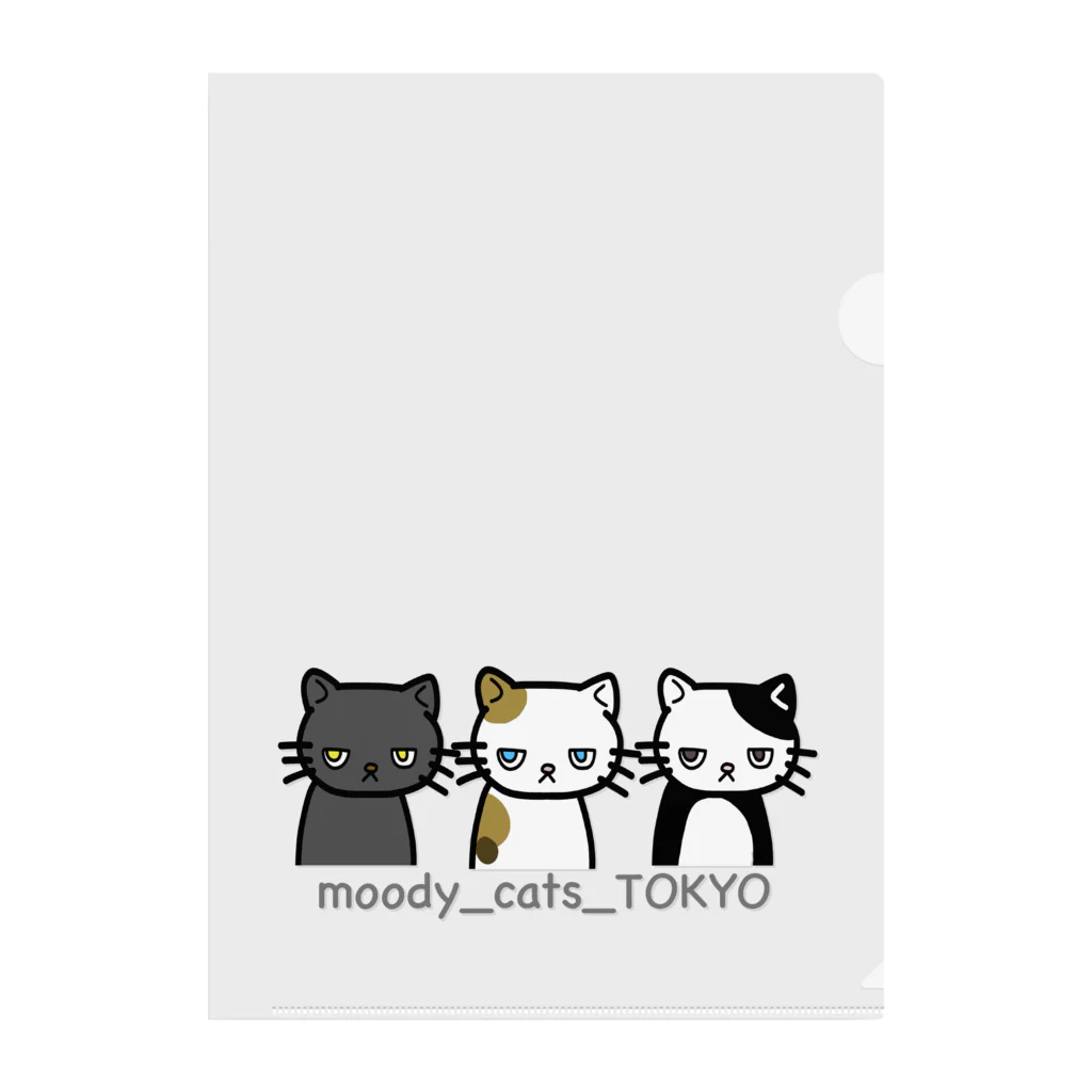 moody_cats_TOKYOのmoody_cats_TOKYO Clear File Folder