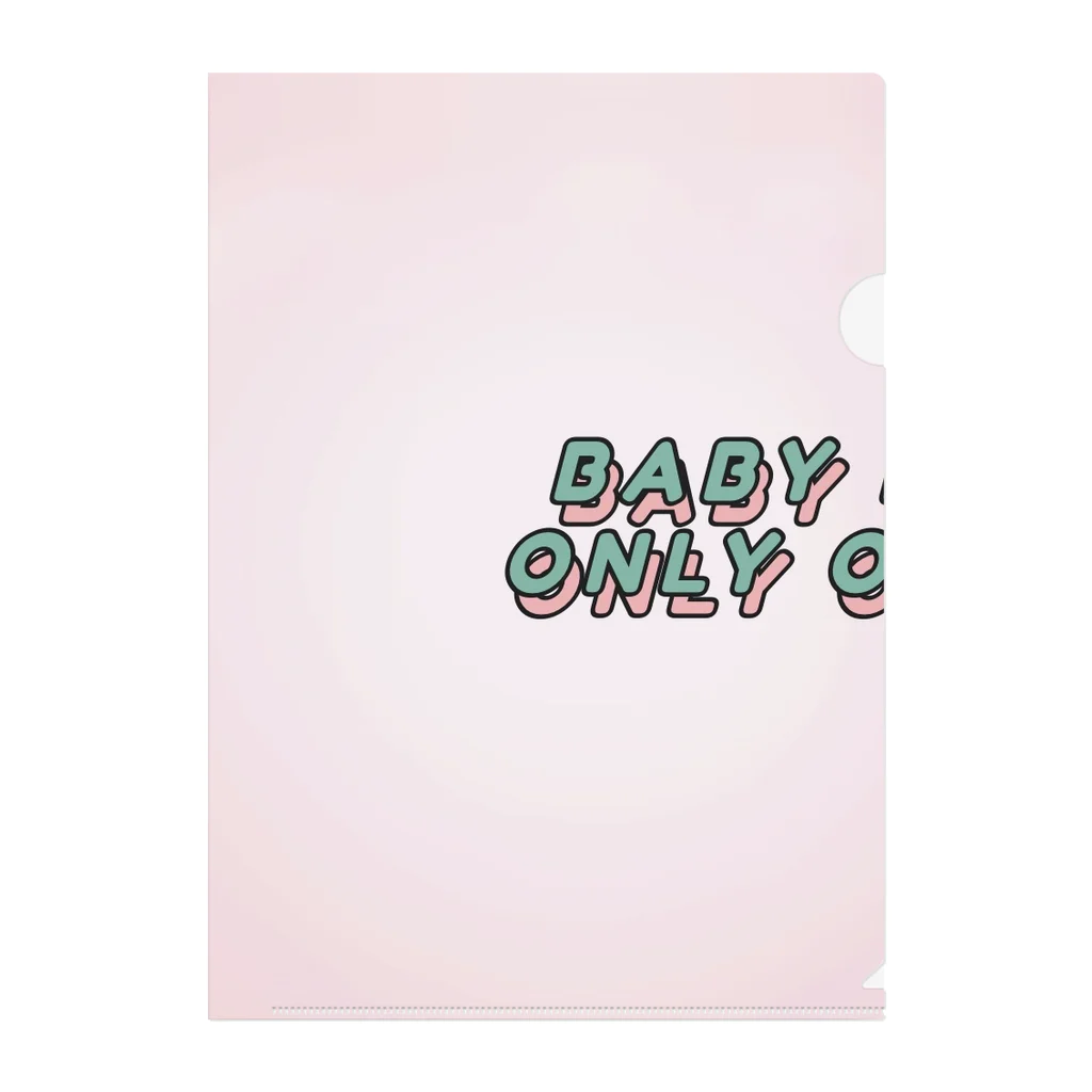 dearCricketのBaby my only one! Clear File Folder