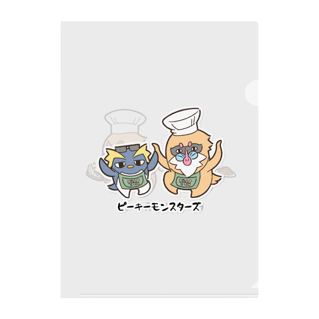 ピーキーモンスターズ【PeakyMonsters】ピキモングッズ公式ショップのピキモン-踊- Clear File Folder