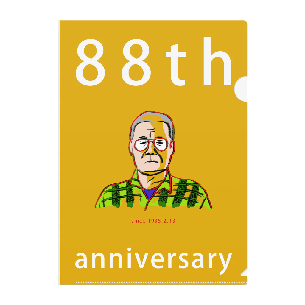 アラフラオオセの88th anniversary limited item クリアファイル