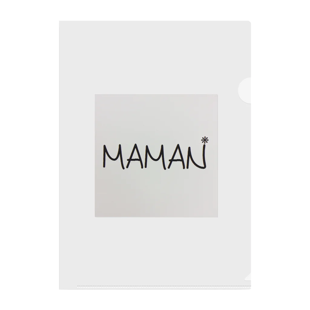 MAMANのMAMAN goods クリアファイル