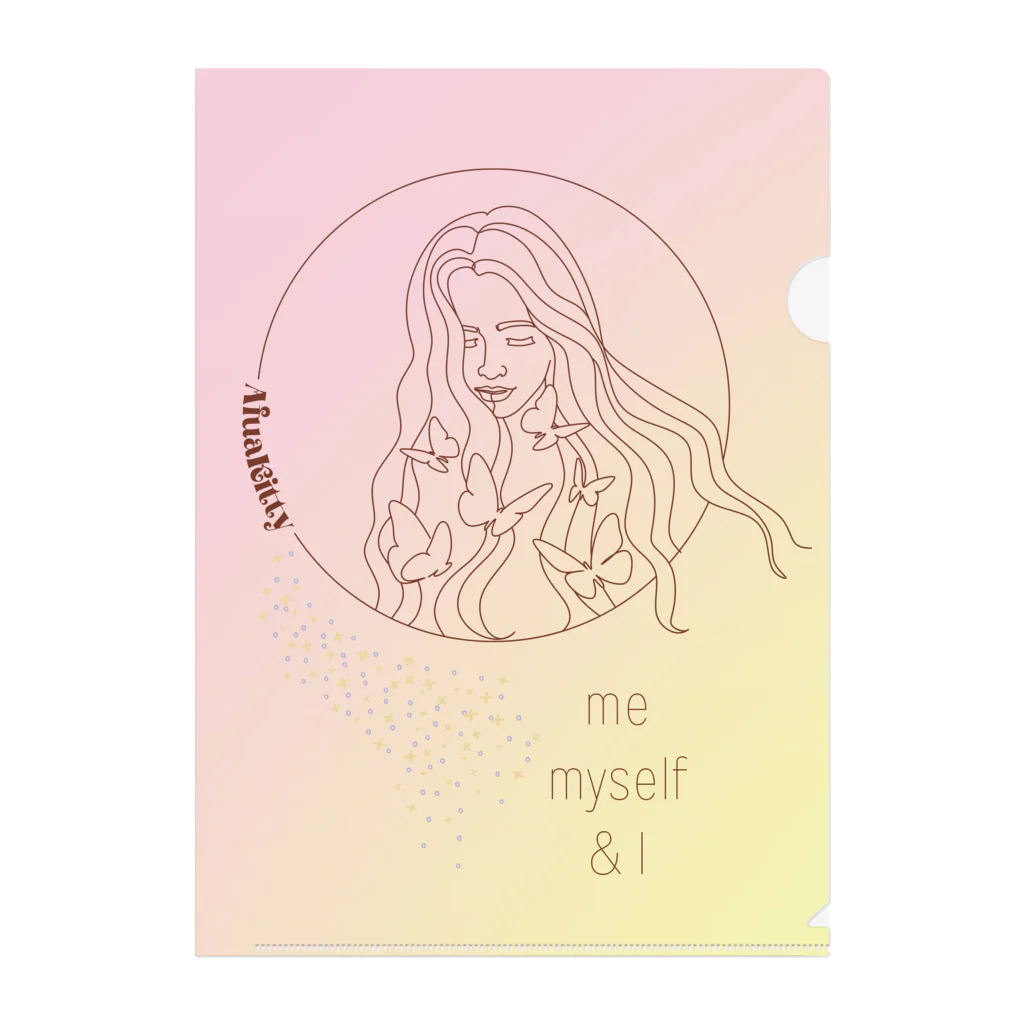 アフアの秘密タロットの❥アフアの秘密タロット【クリアファイル】me myself & I  (PY)  Clear File Folder