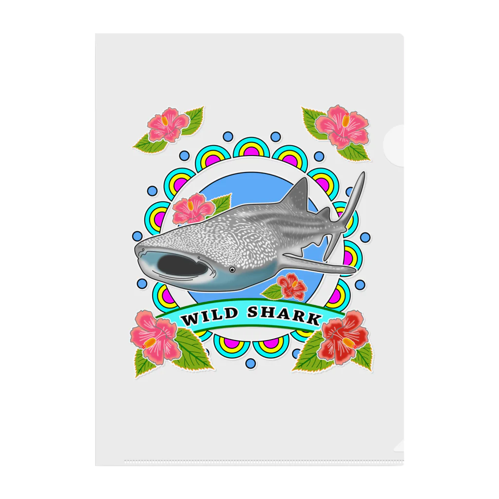 かいほう屋のWILD SHARK  ジンベエザメ Clear File Folder