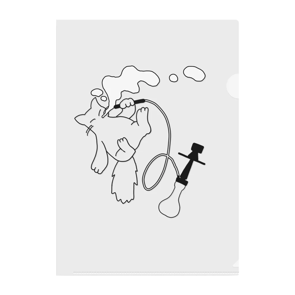 環状コミュニケーションのシーシャねこ Clear File Folder