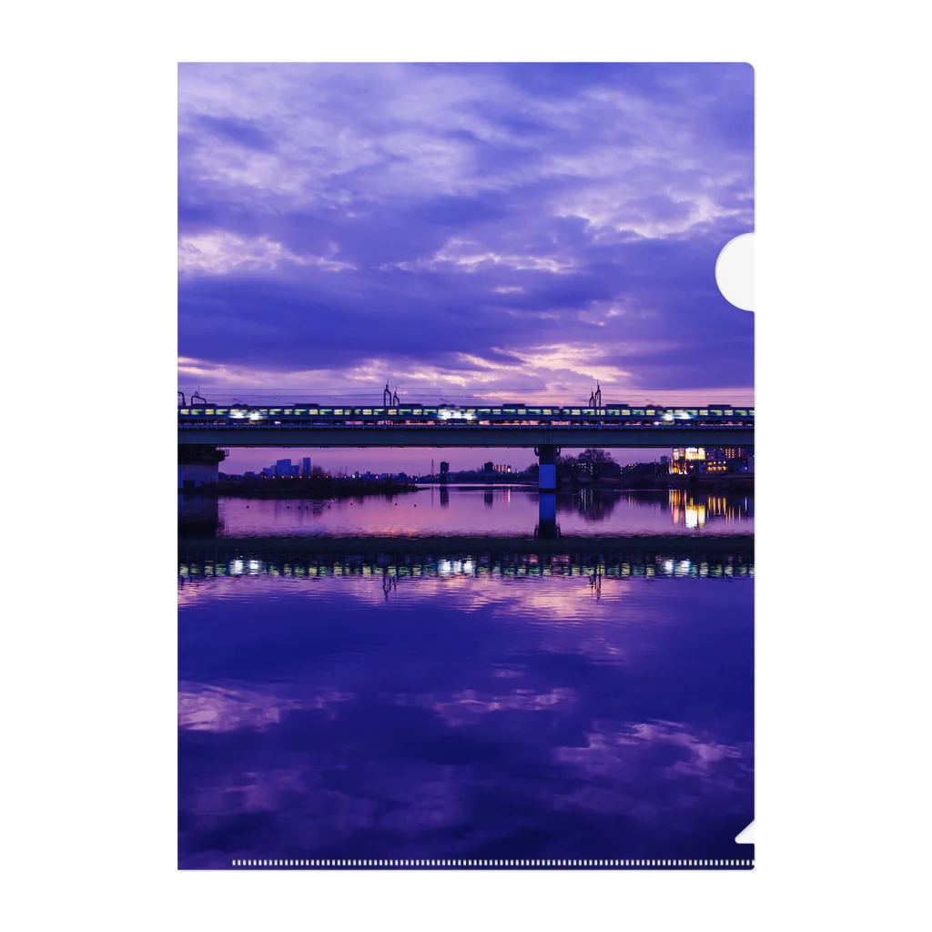 manulu_8の銀河鉄道のような夜 Clear File Folder