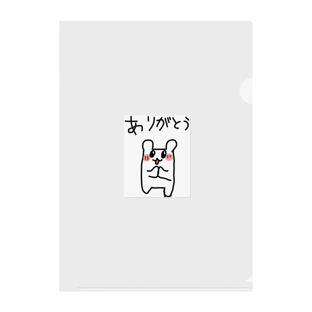 このハム。のぽっちゃりハムちゃん Clear File Folder