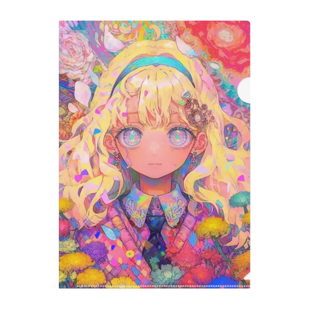 HimizuMenouの花に包まれた制服少女 Clear File Folder