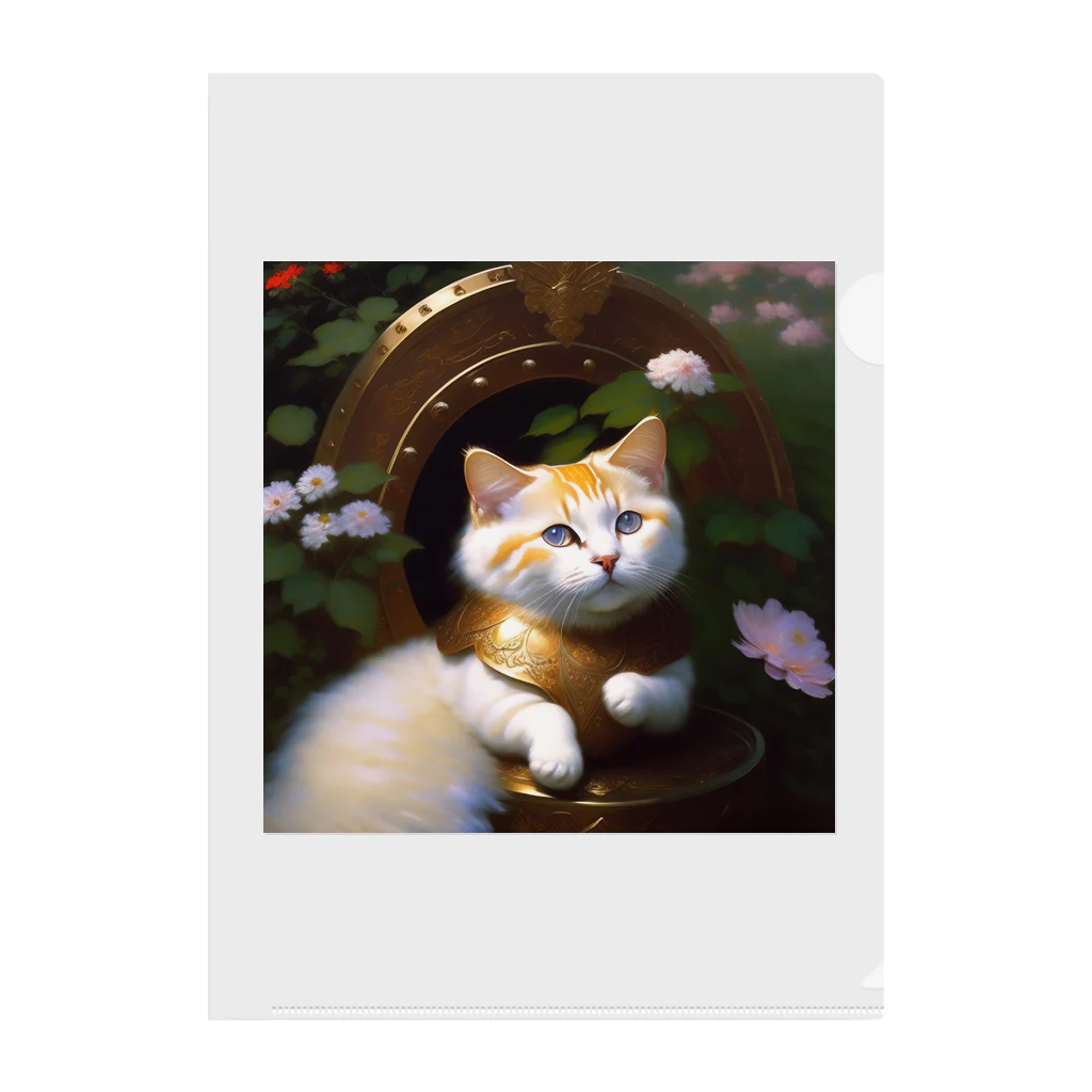 CAT_LINE_STOREの天界に住まうイタズラ猫 Clear File Folder