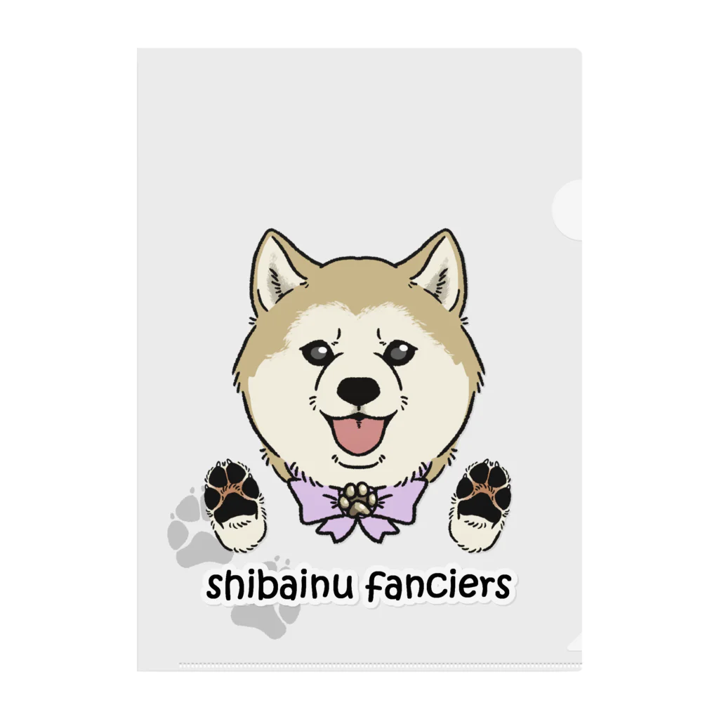 豆つぶのshiba-inu fanciers(シニア柴) Clear File Folder